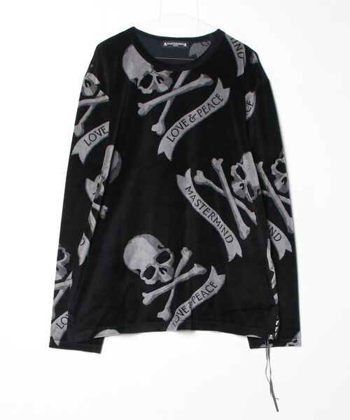 mastermind JAPAN(マスターマインド)の「ALL-OVER SKULL LS TEE(Tシャツ/カットソー・メンズ・ブラック系その他・XL)」の1枚目の写真