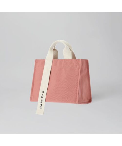 MARHEN.J（マルヘンジェイ）の「リコミニ コンフォート(RICO MINI COMFORT) キャンバス トートバッグ（トートバッグ・レディース・ブラック/アイボリー/ベージュ/レッド/ピンク・FREE）」の4枚目の写真