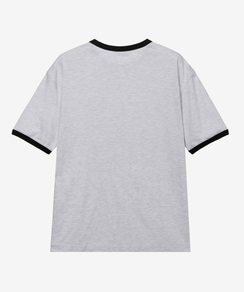 MINDBRIDGE（マインドブリッジ）の「[ON]グラフィックオーバーサイズリンガー半袖Tシャツ - 2カラー（Tシャツ/カットソー・メンズ・ライトグレー/アイボリー・100/110/95/105）」の10枚目の写真