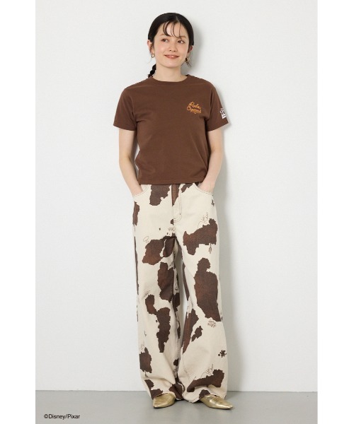 RODEO CROWNS WIDE BOWL（ロデオクラウンズワイドボウル）の「(TOY STORY)COW PATTERN パンツ（その他パンツ・レディース・ブラウン系その他/ホワイト系その他・SMALL/MEDIUM）」の5枚目の写真