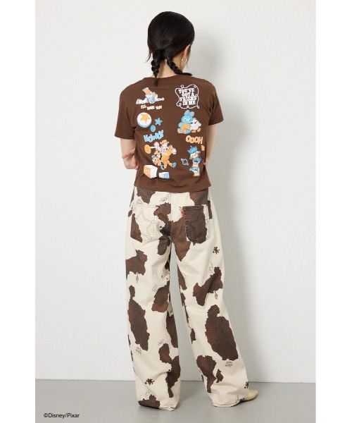 RODEO CROWNS WIDE BOWL（ロデオクラウンズワイドボウル）の「(TOY STORY)COW PATTERN パンツ（その他パンツ・レディース・ブラウン系その他/ホワイト系その他・SMALL/MEDIUM）」の6枚目の写真