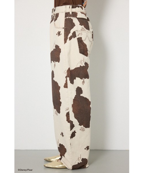 RODEO CROWNS WIDE BOWL（ロデオクラウンズワイドボウル）の「(TOY STORY)COW PATTERN パンツ（その他パンツ・レディース・ブラウン系その他/ホワイト系その他・SMALL/MEDIUM）」の8枚目の写真