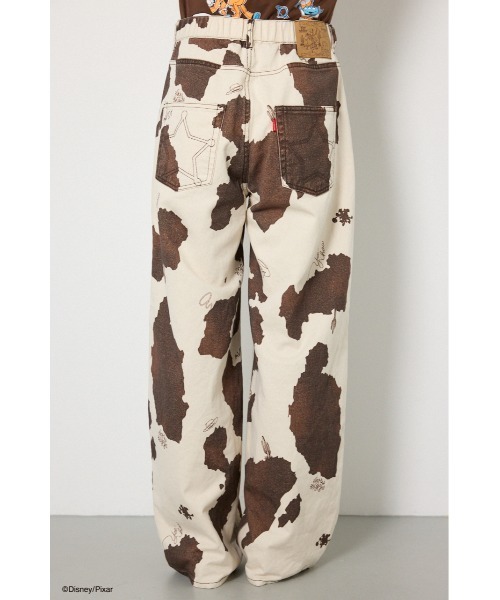 RODEO CROWNS WIDE BOWL（ロデオクラウンズワイドボウル）の「(TOY STORY)COW PATTERN パンツ（その他パンツ・レディース・ブラウン系その他/ホワイト系その他・SMALL/MEDIUM）」の9枚目の写真