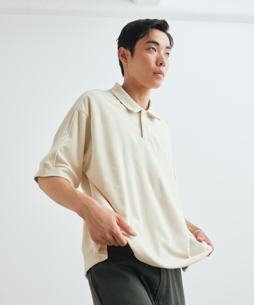 NIKE(ナイキ)の「《セットアップ対応商品》ナイキ スポーツウェア クラブ メンズ フレンチテリー ポロ / Nike Sportswear Club Men's French Terry Polo IQ6274-229 Light Khaki(ポロシャツ・メンズ・ブラウン系その他2・XL/L/M/2XL/S/XS)」の7枚目の写真