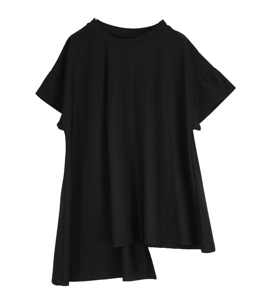 and it_（アンドイット）の「イレギュラーヘムトップス（Tシャツ/カットソー・レディース・アイボリー/ブラック/チャコール・FREE）」の17枚目の写真