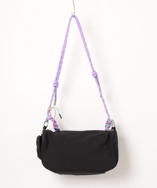 styiro(スタイロ)の「2WAY パラコードナイロンショルダーバッグ / 軽量 / ミニポーチ付き(ショルダーバッグ・レディース・ベージュ/イエロー/ブラック/パープル・FREE)」の7枚目の写真