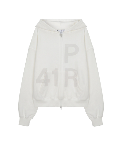41PRAY（サイルプレイ）の「Graphic Zip Up Hoodie / Ivory（パーカー・レディース・ホワイト・OS）」の11枚目の写真