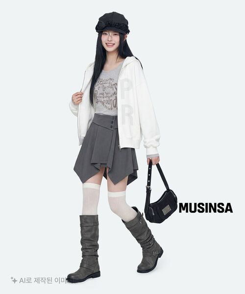 41PRAY（サイルプレイ）の「Graphic Zip Up Hoodie / Ivory（パーカー・レディース・ホワイト・OS）」の14枚目の写真