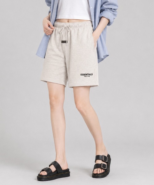 FOG ESSENTIALS(エフオージーエッセンシャルズ)の「【FOG ESSENTIALS】エッセンシャルズ FRONT LOGO ハーフパンツ(スウェットパンツ・メンズ・ブラック/ホワイト系その他/オートミール・SMALL/MEDIUM/LARGE/X-LARGE)」の14枚目の写真