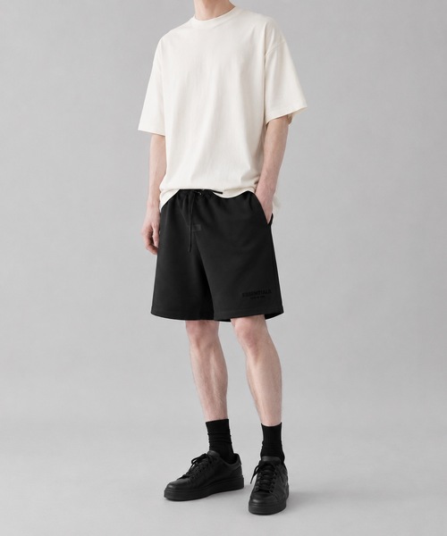 FOG ESSENTIALS(エフオージーエッセンシャルズ)の「【FOG ESSENTIALS】エッセンシャルズ FRONT LOGO ハーフパンツ(スウェットパンツ・メンズ・ブラック/ホワイト系その他/オートミール・SMALL/MEDIUM/LARGE/X-LARGE)」の8枚目の写真