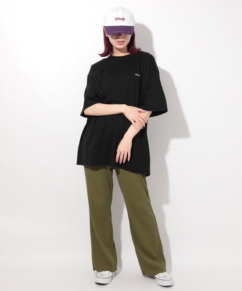 schott（ショット）の「【SCHOTT】ロゴバイカラーキャップ SC017（キャップ・メンズ・ホワイト・FREE）」の4枚目の写真