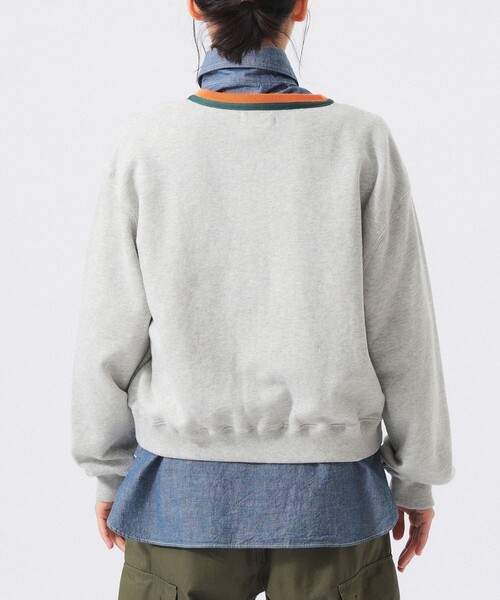 BEAMS BOY(ビームスボーイ)の「スリートーン スウェット カーディガン(カーディガン/ボレロ・レディース・グレー/グリーン/ネイビー・2/1)」の10枚目の写真