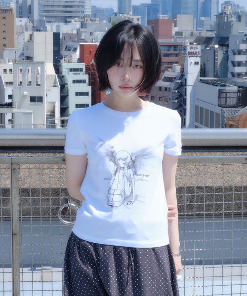 MIUKI(ミユキ)の「MIEL Basic Tee (White / Slim)(Tシャツ/カットソー・レディース・その他・1/2)」の1枚目の写真