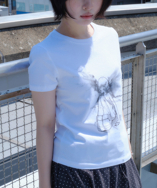 MIUKI(ミユキ)の「MIEL Basic Tee (White / Slim)(Tシャツ/カットソー・レディース・その他・1/2)」の3枚目の写真