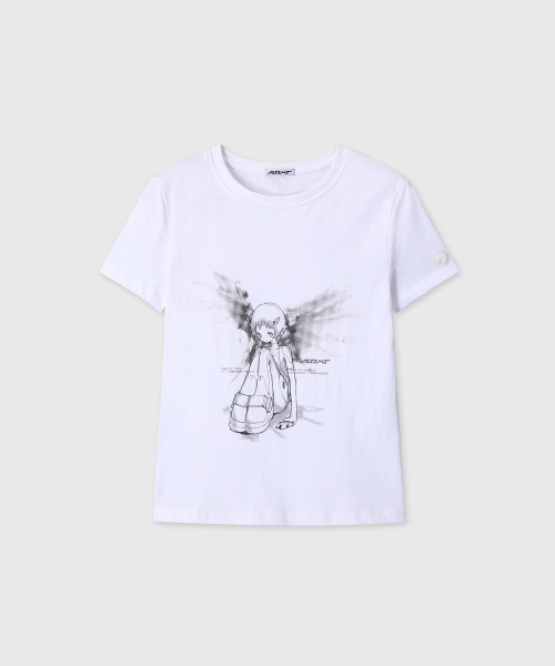 MIUKI(ミユキ)の「MIEL Basic Tee (White / Slim)(Tシャツ/カットソー・レディース・その他・1/2)」の4枚目の写真