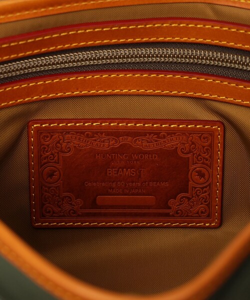 BEAMS F（ビームスエフ）の「【別注】HUNTING WORLD / MINI ABERDEEN X（トートバッグ・メンズ・グリーン・ONE SIZE）」の12枚目の写真