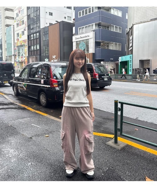 My sugar Babe（マイシュガーベイブ）の「Assortment tank top（タンクトップ・メンズ・オフホワイト/ダークブラウン/グレー・フリー）」の9枚目の写真