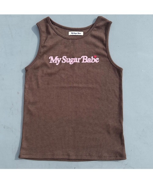 My sugar Babe（マイシュガーベイブ）の「Assortment tank top（タンクトップ・メンズ・オフホワイト/ダークブラウン/グレー・フリー）」の16枚目の写真