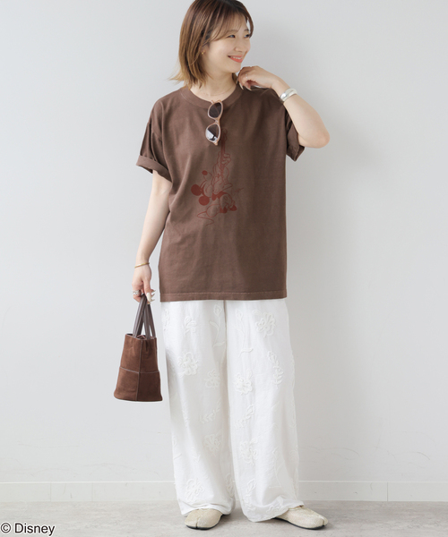 GOOD ROCK SPEED(グッドロックスピード)の「別注【GOOD ROCK SPEED / グッドロックスピード】<MICKEY MOUSE>Tシャツ(Tシャツ/カットソー・レディース・ブラウン系その他・MEDIUM)」の3枚目の写真
