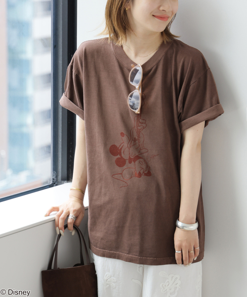 GOOD ROCK SPEED(グッドロックスピード)の「別注【GOOD ROCK SPEED / グッドロックスピード】<MICKEY MOUSE>Tシャツ(Tシャツ/カットソー・レディース・ブラウン系その他・MEDIUM)」の5枚目の写真