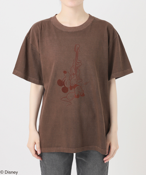 GOOD ROCK SPEED(グッドロックスピード)の「別注【GOOD ROCK SPEED / グッドロックスピード】<MICKEY MOUSE>Tシャツ(Tシャツ/カットソー・レディース・ブラウン系その他・MEDIUM)」の9枚目の写真