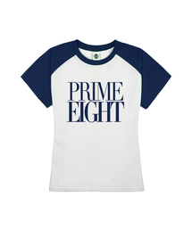 EIGHTY レディース スリムフィットラグラン半袖Tシャツ 5 COLORS