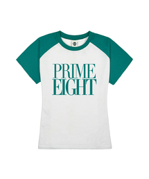 EIGHTY レディース スリムフィットラグラン半袖Tシャツ 5 COLORS