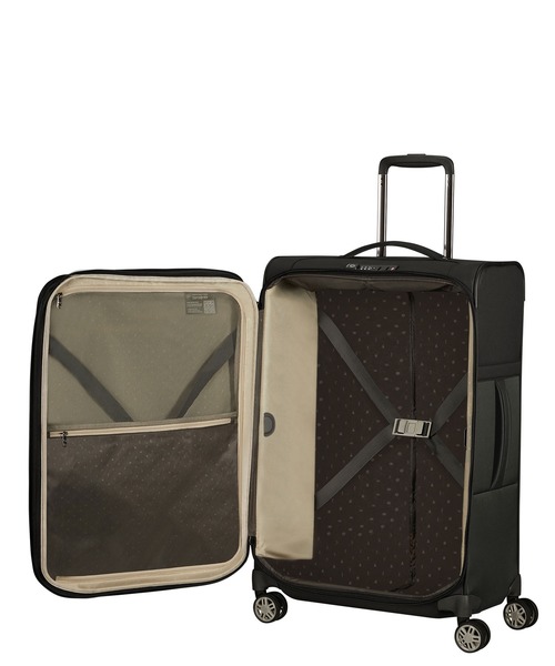 Samsonite(サムソナイト)の「サムソナイト AIREA スピナー67 エキスパンダブル ブラック(スーツケース/キャリーバッグ・メンズ・ブラック・M)」の6枚目の写真