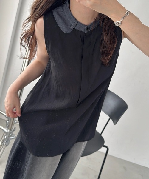 WILLFULLY（ウィルフリー）の「mermaid adjuster bustier camisole OP（ワンピース・レディース・ネイビー/ダークブラウン/ブラック・FREE）」の12枚目の写真