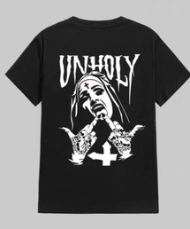 バックシスターグラフィックワンポイントプリントTシャツ