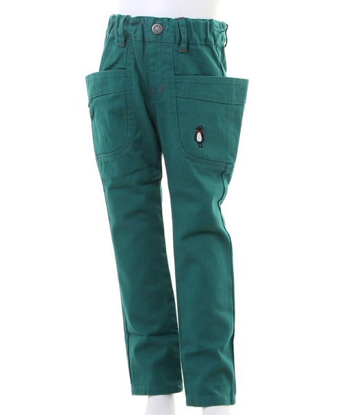 BREEZE(ブリーズ)の「脇ポケットパンツ(カーゴパンツ・キッズ・グリーン/キナリ/ブルー・120/100/80/90/110/130/95/140)」の3枚目の写真