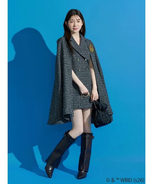 MERCURYDUO(マーキュリーデュオ)の「Harry Potterコレクション ロゴプリント巾着ギャザーバッグ(ショルダーバッグ・レディース・ブラック・FREE)」の7枚目の写真