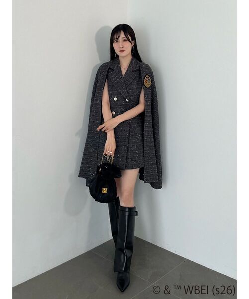 MERCURYDUO(マーキュリーデュオ)の「Harry Potterコレクション ロゴプリント巾着ギャザーバッグ(ショルダーバッグ・レディース・ブラック・FREE)」の15枚目の写真