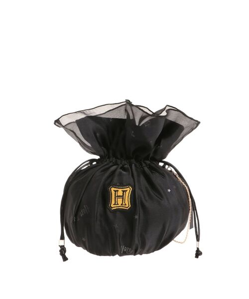 MERCURYDUO（マーキュリーデュオ）の「Harry Potterコレクション ロゴプリント巾着ギャザーバッグ（ショルダーバッグ・レディース・ブラック・FREE）」の19枚目の写真