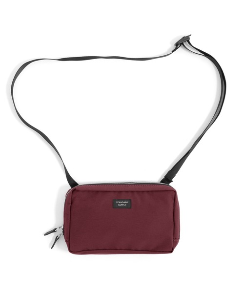 STANDARD SUPPLY(スタンダードサプライ)の「スタンダードサプライ / SIMPLICITY シンプリシティ / 26FW限定カラーBODY PURSE ボディパース(ショルダーバッグ・レディース・ボルドー・FREE)」の1枚目の写真