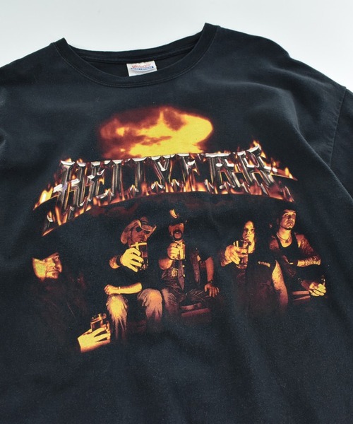 HANES(ヘインズ)の「【USED】Hanes “HELLYEAH” バンド Tシャツ(Tシャツ/カットソー・メンズ・ブラック・X-LARGE)」の2枚目の写真