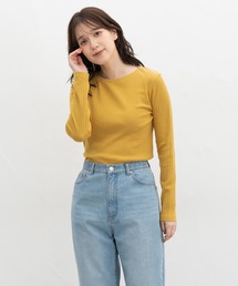 ボートネックTシャツ
