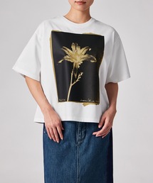 ウィメンズ フローラル フォトプリント 半袖Tシャツ / 265222 443V
