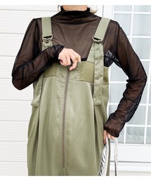 Q | 【着回し抜群】バイカラーメロウスキンプルオーバー(その他トップス)