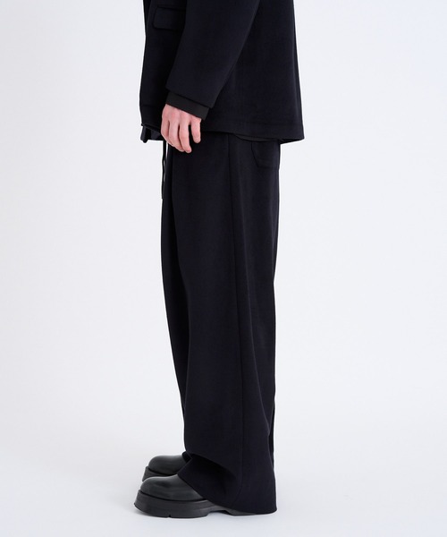 onegravity(ワングラビティ)の「onegravity / ビーバージャージー ボックスプリーツワイドパンツ(その他パンツ・メンズ・ブラック・SMALL/MEDIUM/LARGE/X-LARGE)」の4枚目の写真
