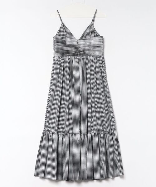 MICHAEL KORS（マイケルコース）の「ギンガム コットン ミディ ドレス（ワンピース・レディース・ブラック系その他・XXS/XS/S）」の2枚目の写真