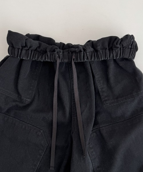CANAL JEAN(キャナルジーン)の「HARING ピグメントツイルワークパンツ(その他パンツ・レディース・ブラック・ONE SIZE)」の15枚目の写真
