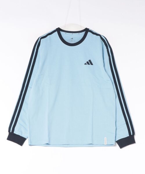 adidas（アディダス）の「《adidas》MESS+3SLSTシャツ（Tシャツ/カットソー・メンズ・ベージュ系その他/ブルー系その他/ホワイト・2XL/L/XL/S/M）」の3枚目の写真