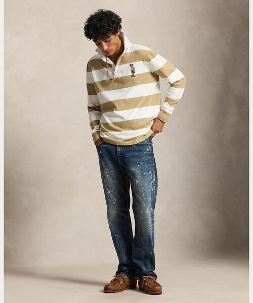 POLO RALPH LAUREN(ポロ ラルフ ローレン)の「クラシック フィット Polo ベア ラグビー シャツ(その他トップス・メンズ・ブラウン系3・S/M/L)」の7枚目の写真