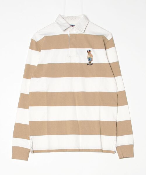 POLO RALPH LAUREN(ポロ ラルフ ローレン)の「クラシック フィット Polo ベア ラグビー シャツ(その他トップス・メンズ・ブラウン系3・S/M/L)」の3枚目の写真