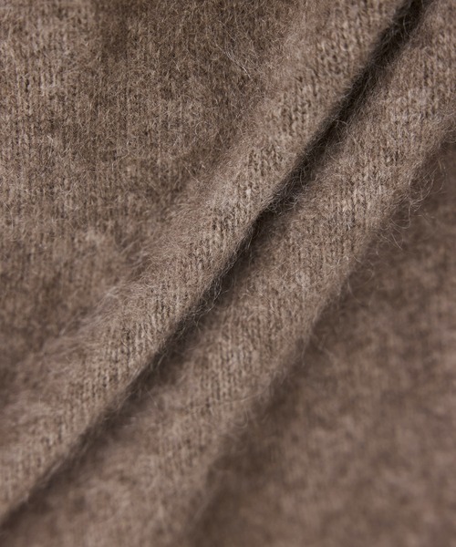 SALON adam et rope'(サロン アダム エ ロペ)の「YAK ハーフジッププルオーバー / セットアップ対応(ニット/セーター・レディース・ブラウン系その他2/チャコールグレー・FREE)」の20枚目の写真
