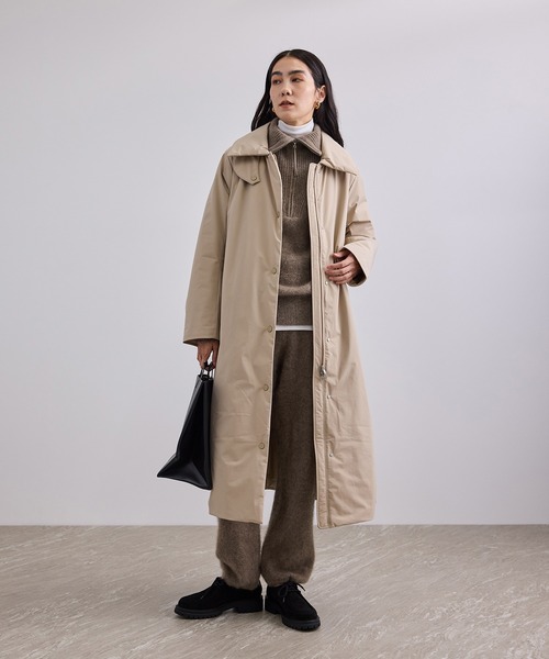 SALON adam et rope'(サロン アダム エ ロペ)の「YAK ハーフジッププルオーバー / セットアップ対応(ニット/セーター・レディース・ブラウン系その他2/チャコールグレー・FREE)」の21枚目の写真