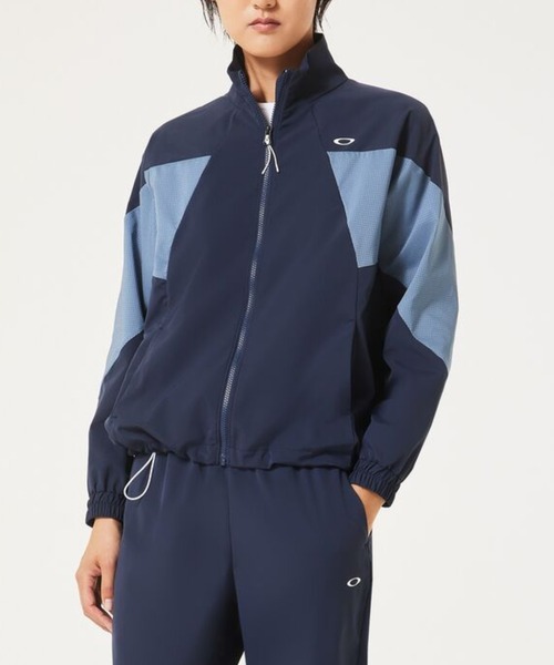 OAKLEY(オークリー)の「オークリー RADIANT MOBILITY JKT 10.0/ジャージ/スポーツ・トレーニング/レディース/OAKLEY(ナイロンジャケット・レディース・ブラック/ネイビー・XS/S/M/L)」の12枚目の写真