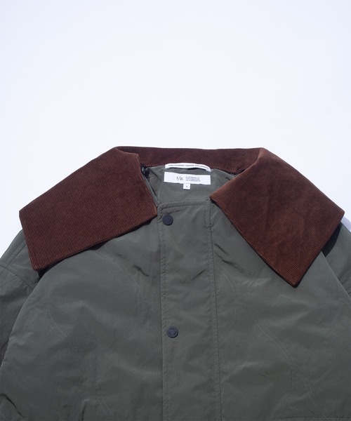 F/CE. （エフシーイー）の「F/CE. PRIMALOFT MODULAR COLLAR COAT / エフシーイー プリマロフト モジュラー カラー コート（ダウンジャケット/コート・レディース・ブラック/オリーブ・SMALL）」の5枚目の写真