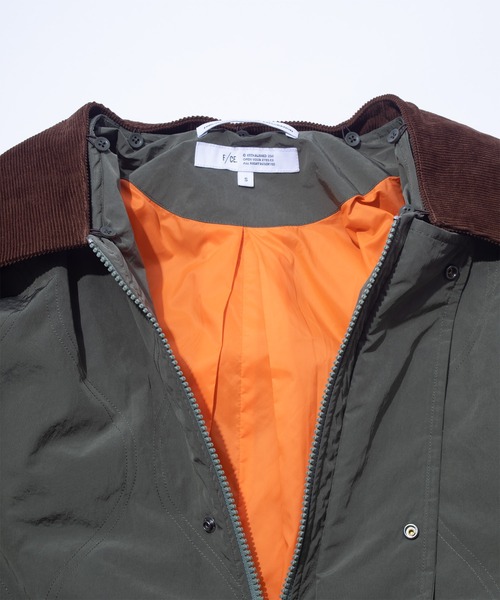 F/CE. （エフシーイー）の「F/CE. PRIMALOFT MODULAR COLLAR COAT / エフシーイー プリマロフト モジュラー カラー コート（ダウンジャケット/コート・レディース・ブラック/オリーブ・SMALL）」の6枚目の写真